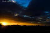 12-01-2021 Breda - Net voor de landelijke persconferentie over de verlenging van de lockdown hanger er dreigende donkere wolken boven het land te noorden van Breda. Het kabinet is zeer bezorgd over de engels mutant van het coronavirus. - Fotokrant